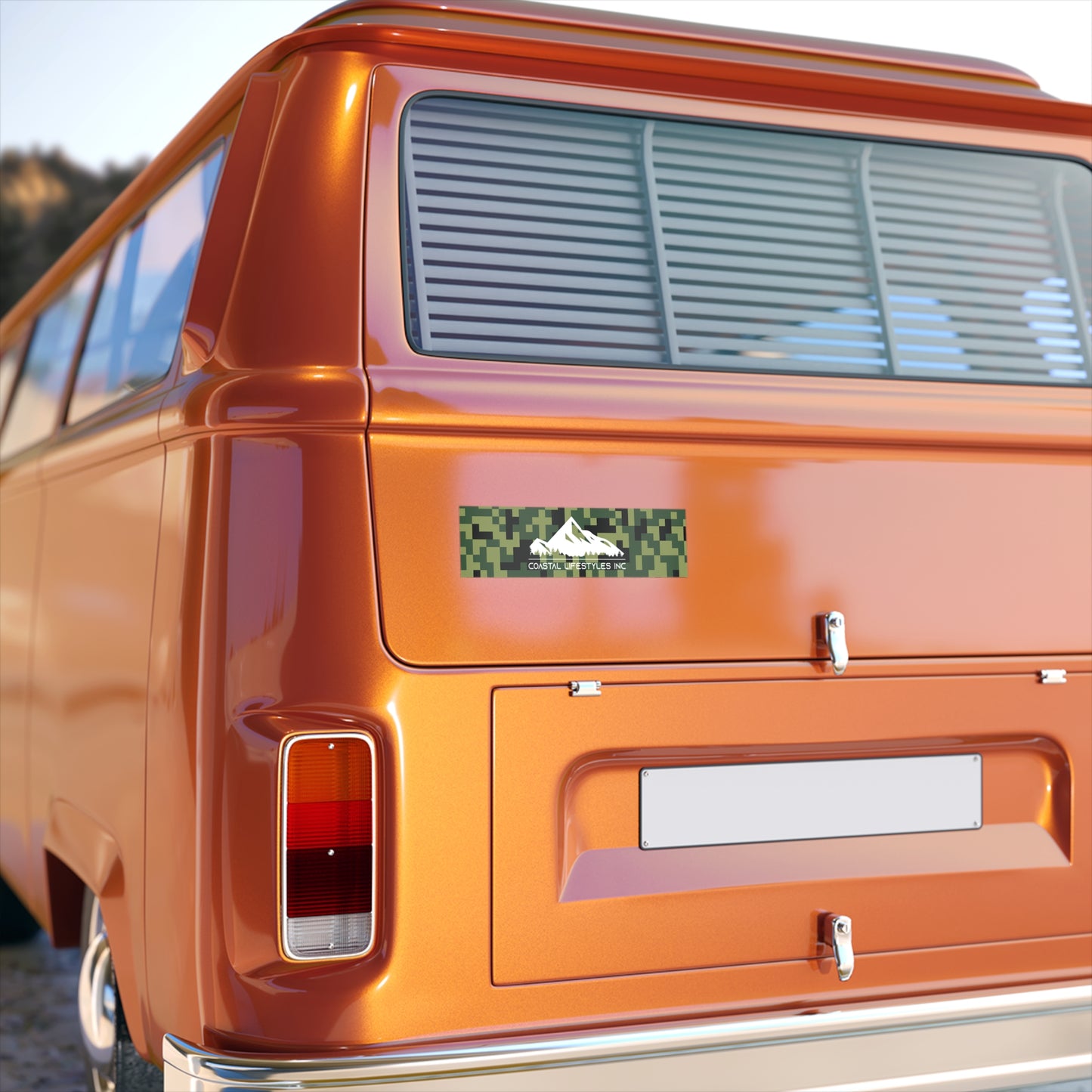 Coastal Lifestyles Camo Bumper Sticker