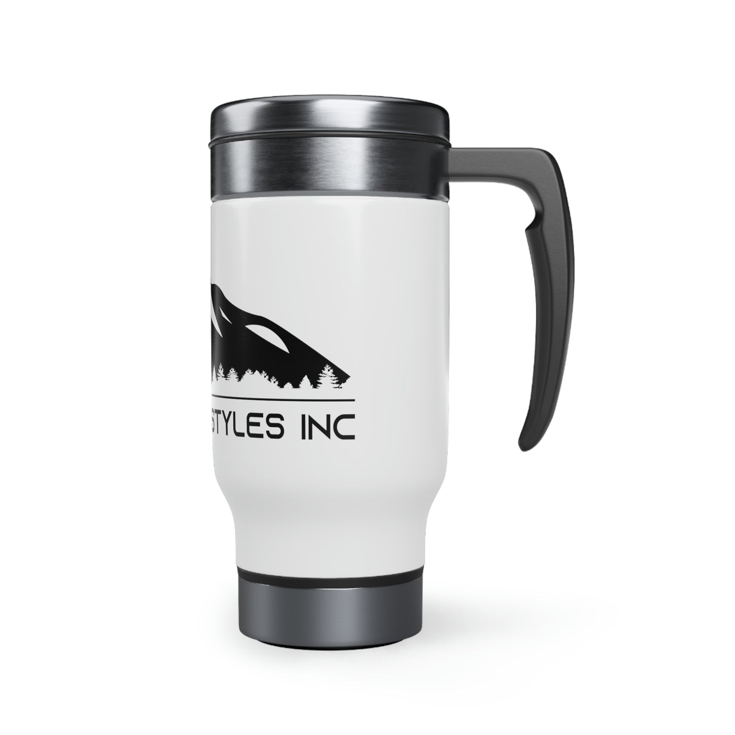 Coastal Lifestyles - Stainless Steel Travel Mug with Handle, 14oz