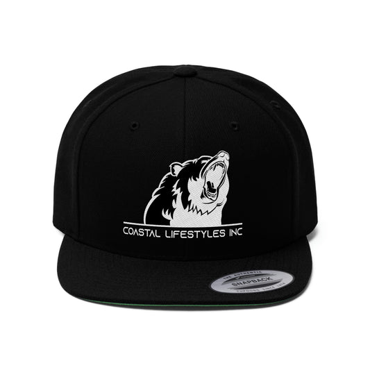 Coastal Grizzly - Unisex Flat Bill Hat